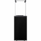 Газовый обогреватель Kratki PATIO MINI стекло/черный - пикованый - пульт (8,2 кВт)
