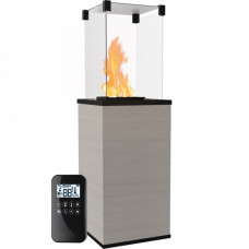 Газовый обогреватель Kratki PATIO MINI керамогранит NATURALI OSSIDIANA VENA CHIARA - пульт (8,2 кВт)
