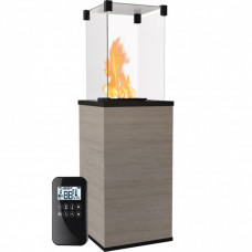 Газовый обогреватель Kratki PATIO MINI керамогранит NATURALI OSSIDIANA VENA GRIGIA - пульт (8,2 кВт)