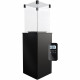 Газовый обогреватель Kratki PATIO MINI стальной - дистанционное управление (пульт) (кВт)