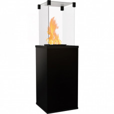 Газовый обогреватель Kratki PATIO MINI керамогранит COLLECTION NERO ASSOLUTO - ручное управление (8,2 кВт)