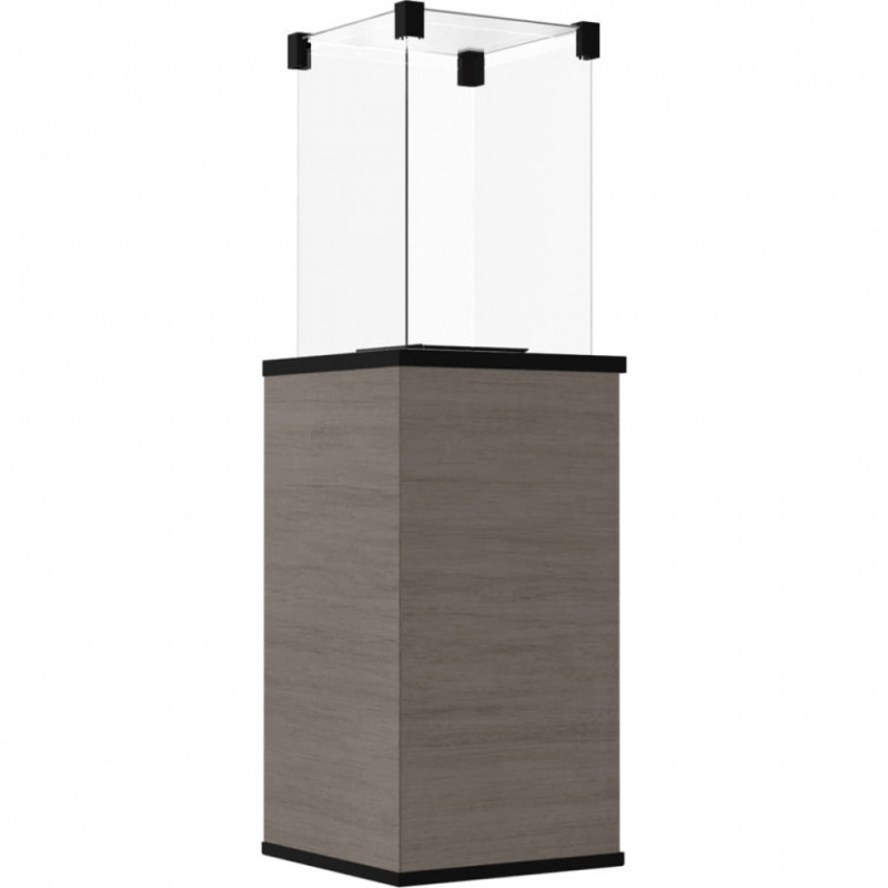 Газовый обогреватель Kratki PATIO MINI керамогранит NATURALI OSSIDIANA VENA GRIGIA - ручное управление (8,2 кВт)