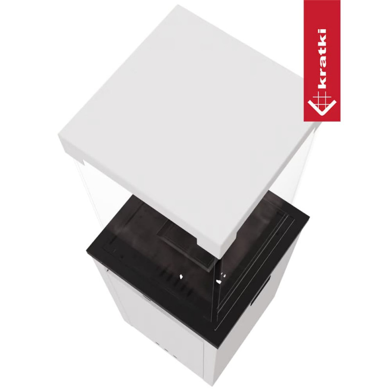 Газовый обогреватель Kratki PATIO LIGHT белый (8,0 кВт)