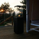 Газовый обогреватель Kratki PATIO LIGHT черный (8,0 кВт)
