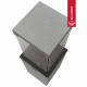 Газовый обогреватель Kratki PATIO LIGHT гранит (8,0 кВт)