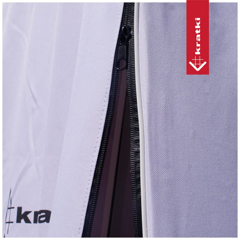 Чехол для газового обогревателя UMBRELLA белый (чёрный логотип) Kratki