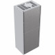 Камин Kratki SIMPLE 12 BS левая в строении BOX стальной - белый