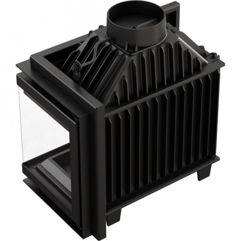Каминная топка Kratki SIMPLE M/S 8 правая BS (8,0 кВт)