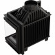 Каминная топка Kratki SIMPLE M/S 8 правая BS (8,0 кВт)