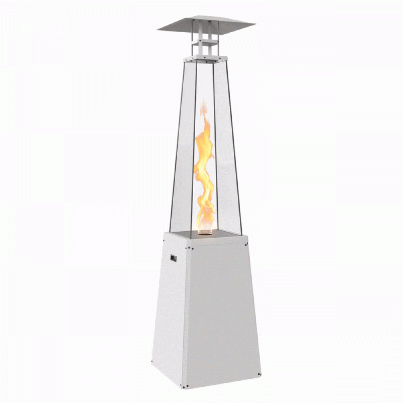 Газовый обогреватель Kratki UMBRELLA BS стальной белый (12,0 кВт)