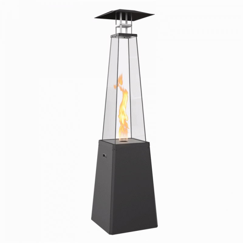 Газовый обогреватель Kratki UMBRELLA BS стальной черный (12,0 кВт)