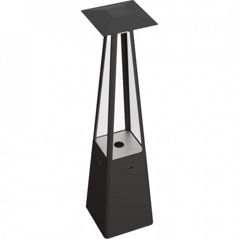 Газовый обогреватель Kratki UMBRELLA стальной черный (12,0 кВт)