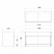 Електрокамін Dimplex Opti-V Double PGF-20 з 5D ефектом полумʼя, звуком та дровами