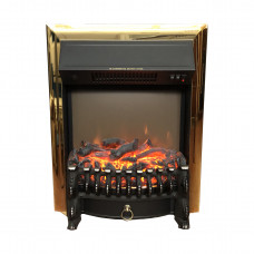 Электрокамин с обогревом Royal Flame Fobos FX Brass со звуком
