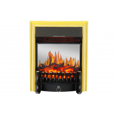 Электрокамин с обогревом Royal Flame Fobos FX M Brass со звуком