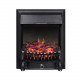 Электрокамин с обогревом Royal Flame Fobos FX M Black со звуком