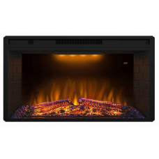 Электрокамин с обогревом Royal Goodfire 33W LED со звуком, кирпичной кладкой, цветной подсветкой и яркостью.