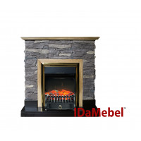 Каминокомплект IDaMebel Gemma Fobos Brass