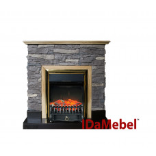 Каминокомплект IDaMebel Gemma Fobos Brass