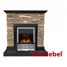 Каминокомплект IDaMebel Gemma Brown Flagstaff