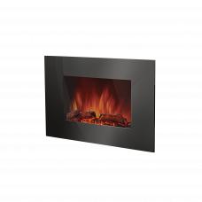 Электрокамин с обогревом Electrolux EFP/W-1250ULS Black со звуком