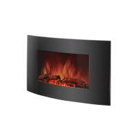 Электрокамин с обогревом Electrolux EFP/W-1200URLS Black