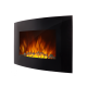 Электрокамин с обогревом Electrolux EFP/W-1200URLS Black