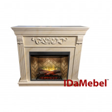Каминокомплект IDaMebel Marseille Мрамор-Песок Revillusion RBF 30
