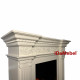 Каминокомплект IDaMebel Amalfi белый Cassette 400