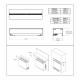 Электрокамин паровой Dimplex Opti-Myst Cassette 1000 P SS New с настоящим 3D эффектом пламени и звуком (подключение к воде, новый дизайн дров)