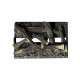 Электрокамин паровой Dimplex Opti-Myst Cassette 1000 P SS New с настоящим 3D эффектом пламени и звуком (подключение к воде, новый дизайн дров)