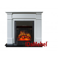 Каминокомплект IDaMebel Julia Белый Majestic Black