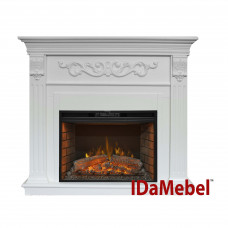Каминокомплект IDaMebel Marseille Белый Goodfire 26