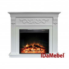 Каминокомплект IDaMebel Marseille Белый Jupiter