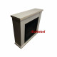 Каминокомплект IDaMebel Agata молочный дуб Electrolux 2520