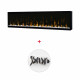 Электрокамин с обогревом Dimplex Ignite XL 60 (XLF60) с кристаллами, цветами + Подарок! Комплект дров керамических