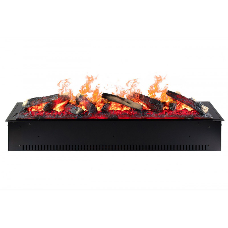 Электрокамин паровой A-Fire Cassette SF100 LOG Multicolor с настоящим 3D эффектом пламени, звуком, дровами и цветным пламенем