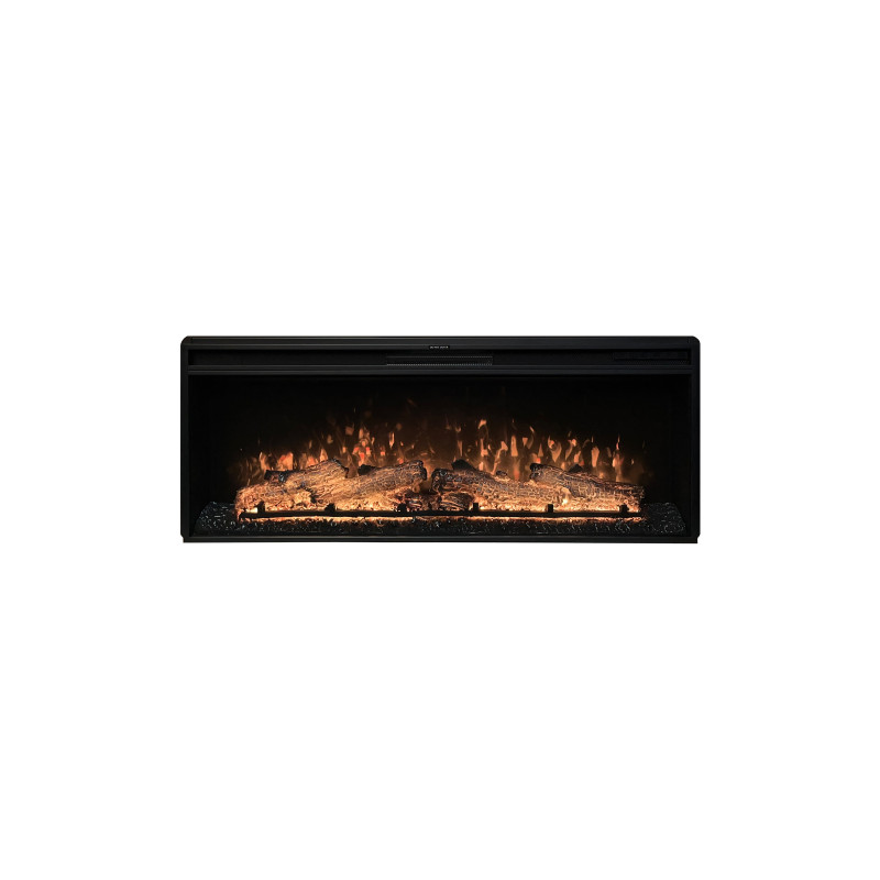 Электрокамин с обогревом Royal Vision 42 LOG Color N со звуком, дровами, размер 1093x426x225