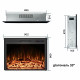 Электрокамин с обогревом Royal Goodfire Lite 33 (EF33B), с дровами, цветное пламя.
