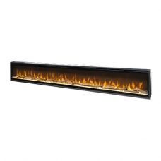 Электрокамин с обогревом Dimplex Ignite Evolve 100 (EVO2500) с дровами, кристаллами стекла, цветами пламени и подсветкой наполнения, WiFi управления.