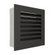 Вентиляционная решетка для камина SAVEN Hide 17x17 черная
