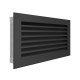 Вентиляционная решетка для камина SAVEN Hide 17x30 черная