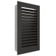 Вентиляционная решетка для камина SAVEN Hide Vertical 30x17 черная