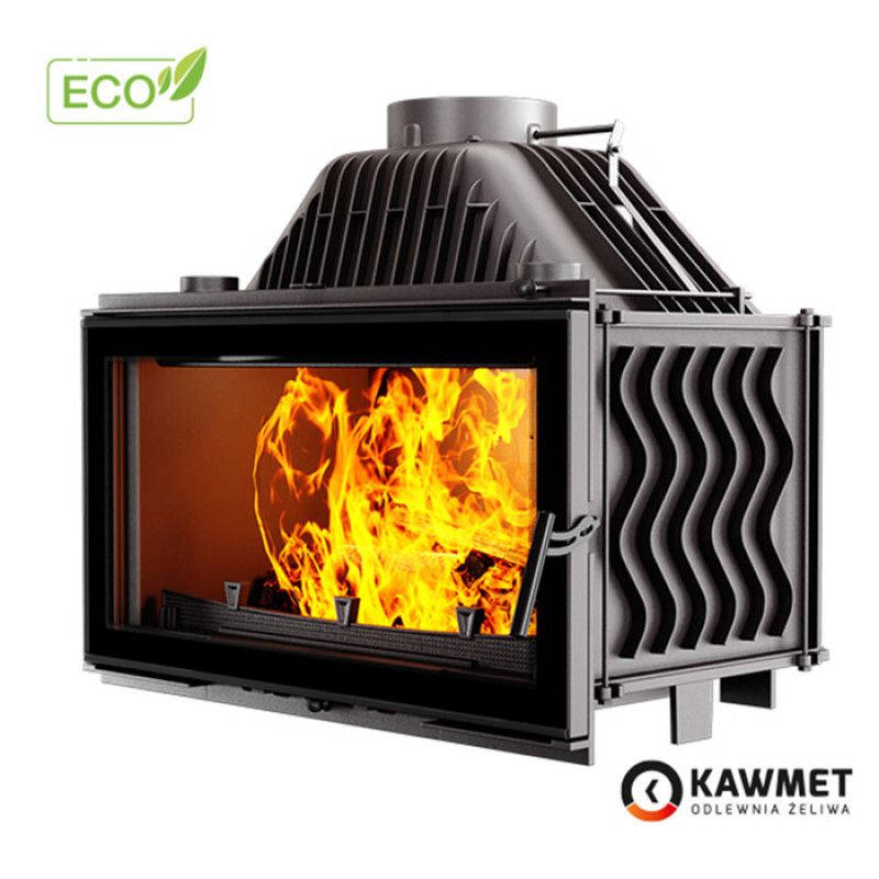 Камінна топка KAWMET W16 Black (13.5 kW) ECO
