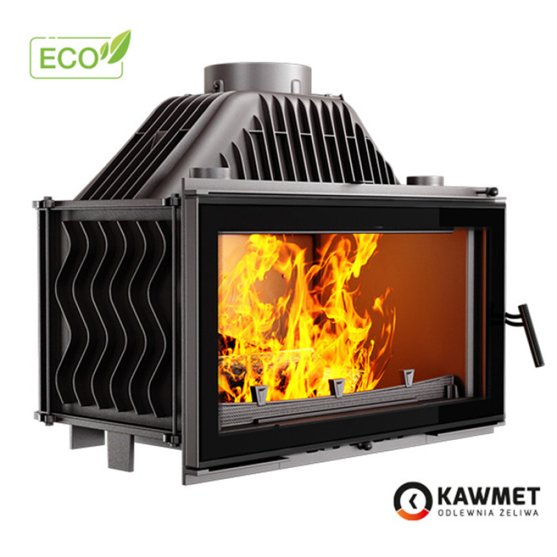 Камінна топка KAWMET W16 Black (13.5 kW) ECO