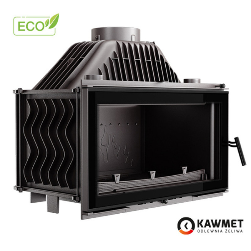 Камінна топка KAWMET W16 Black (13.5 kW) ECO