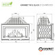 Камінна топка KAWMET W16 Black (13.5 kW) ECO