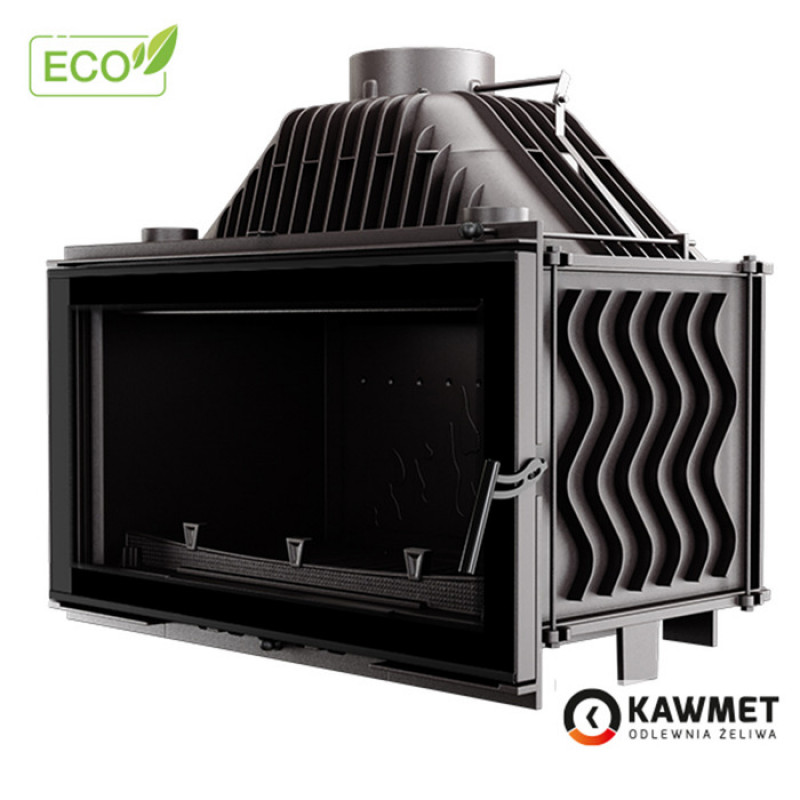 Камінна топка KAWMET W16 Black (16.3 kW) ECO
