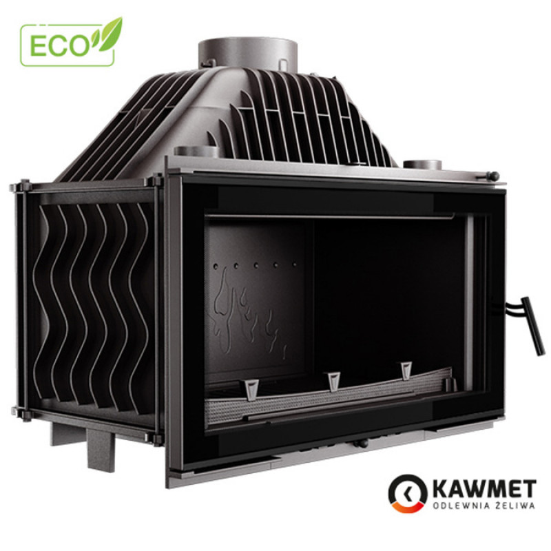 Камінна топка KAWMET W16 Black (16.3 kW) ECO