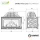Камінна топка KAWMET W16 Black (16.3 kW) ECO